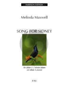 Maxwell Song for Sidney Oboe and 2 drone Oboes (or Oboe-Piano)