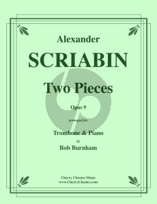 Scriabin 2 Pieces Op.9 Trombone and Piano