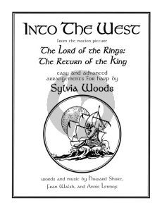 Shore Into the West from The Lord of the Rings for Harp (arr. Sylvia Woods)