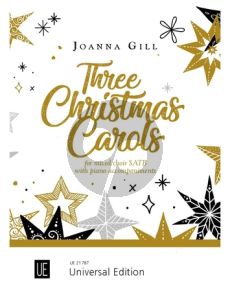 Gill Three Christmas Carols SATB and Piano