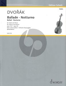 Dvorak Ballade - Notturno for Violin and Piano