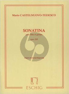 Castelnuovo-Tedesco Sonatina Op.205 Flute-Guitar (Konrad Ragossnig)