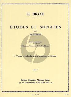 Brod Etudes et Sonates Vol.1 Hautbois (P.Bajeux)