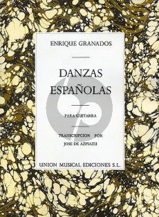 Granados Danzas Espanolas for Guitar