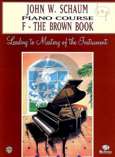 Piano Course Book F The Brown Book