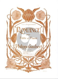 Gaubert Romance (1908) for Flute and Piano