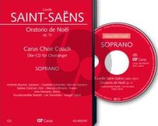 Saint-Saens Oratorio de Noel Op.12 (SMsATB soli-SATB- Strings-Organ-Harp) Alto Voice CD (Carus Choir Coach)