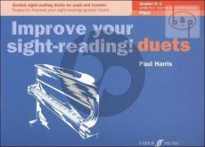 Improve your Sight-Reading! Duets grades 0 - 1 for Piano 4 Hands