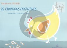 22 Chansons Enfantines 1 - 3 Violoncellos et Piano