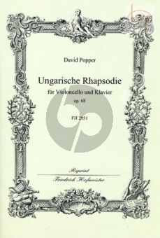 Ungarische Rhapsodie Op.68 Violoncello-Klavier