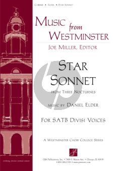 Elder Star Sonnet from 3 Nocturens for SATB and Piano