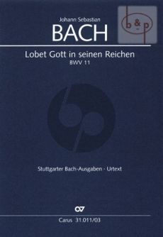 Himmelfahrt Oratorium BWV 11 (Lobet Gott in seinen Reichen) (Soli-Choir-Orch.) Vocal Score