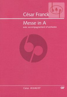 Messe A-dur FWV 12 (Soli-Choir-Orch.)