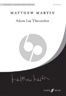 Martin Adam Lay Ybounden SATB