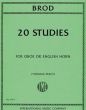 Brod 20 Studies for Oboe or English Horn (Thomas Stacey)