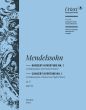 Mendelssohn Overture A Midsummer Night's Dream Op.21 MWV P 3 Fullscore (Overture to the Music to Shakespeare's Comedy) (Urtext Edition edited by Christian Martin Schmidt)