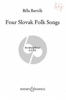 4 Slovak Folksongs SATB-Piano