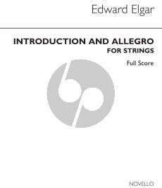 Elgar Introduction & Allegro Op.47 for String Quartet and Strings Fullscore