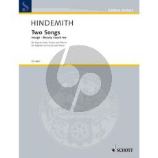 Hindemith 2 Songs Sopran(Tenor)-Klavier