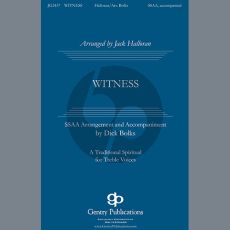 Witness (arr. Dick Bolks)