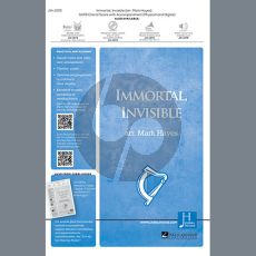 Immortal, Invisible, God Only Wise (arr. Mark Hayes)