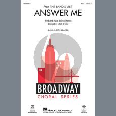 Answer Me (from The Band's Visit) (arr. Mark Brymer)