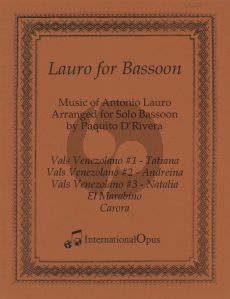 Lauro Music for Bassoon Solo (arr. P.D'Rivera)