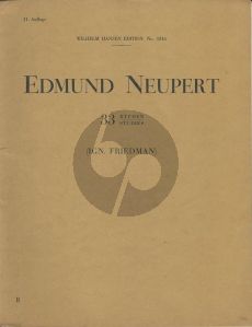 Neupert 33 Etuden Piano solo (Ignaz Friedman)