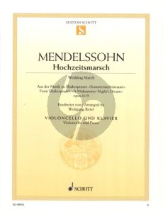 Mendelssohn Hochzeitsmarsch - Wedding March Op.61 No.9 Violoncello und Klavier (transcr. Wolfgang Birtel)