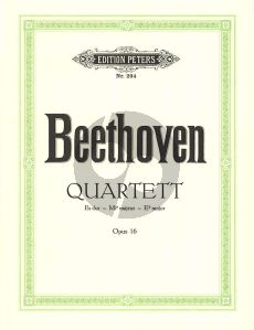 Beethoven Quartett Es-dur Op.16 Vi.-Va.-Vc.-Klavier (Part./Stimmen) (Ferdinand August Roitzsch)