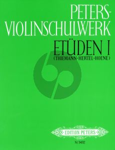 Album Peters Violin Schulwerk Vol.2 Etuden (Hertel Thiemann Hoene)