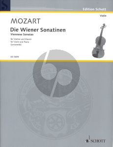 Mozart Wiener Sonatinen Violin-Piano (Viennese Sonatinas) (edited by Gustav Lenzewski)