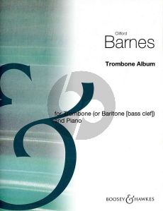 Barnes Trombone Album for Tromboe or Baritone Bass Clef