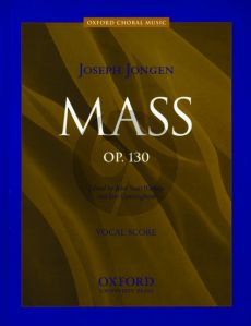 Jongen Mass Op.130 SATB-Organ Vocal Score