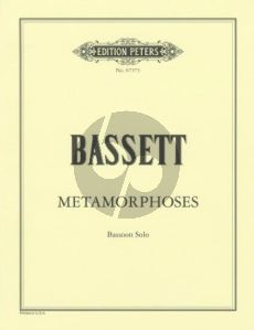 Bassett Metamorphoses for Bassoon solo