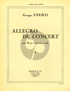 Enescu Allegro de Concert pour Harpe