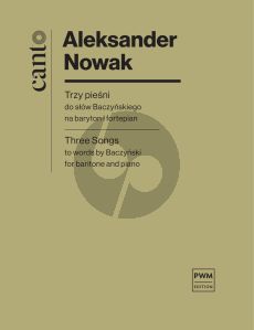 Nowak Three Songs to words by Baczynski for Bariton and Piano