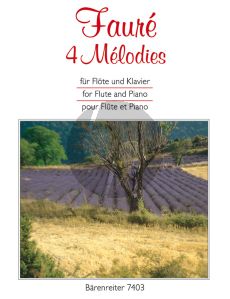 Faure 4 Melodies Flute-Piano
