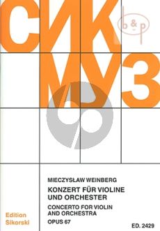 Concerto Op.67 Violin-Orchestra Study Score