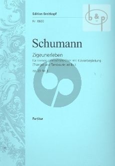 Zigeunerleben Op.29 / 3 Im Schatten des Waldes (SATB-Piano[Triangel/Tambour ad lib.])