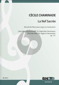 Chaminade La Nef Sacrée Op.171 Orgel oder Harmonium