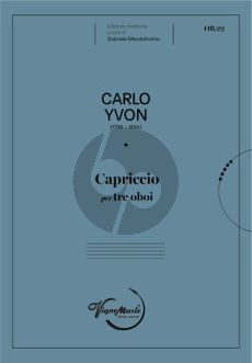 Yvon Capriccio for 3 Oboes (Gabriele Mendolicchio)