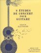 Kleynjans 8 Etudes de Concert Op.29 pour Guitare