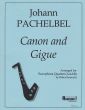 pachelbel Canon & Gique 4 Saxophones (AAAB) (Score/Parts) (transcr. Robert Frascotti)