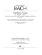 Bach Matthaus Passion BWV 244 Soli Chor und Orchester Partitur (Soft Cover) (Herausgever Klaus Hofmann) (Carus - Stuttgarter Bach Ausgabe)