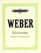 Weber Klavierstucke und Variationen Op. 7, 12, 21, 40, 62, 65, 72, 79Klavier (Louis Köhler, Adolf Ruthardt)