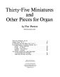 Peeters 35 Miniatures & Other Pieces (Organ) (Ed. James Conely)