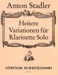 Stadler Heitere Variationen üb. Familie Pumpernickel Klarinette solo