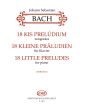 Bach 18 Short Preludes Piano