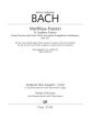 Bach Matthaus Passion BWV 244 Soli Chor und Orchester Partitur (Hardcover) (Herausgever Klaus Hofmann) (Carus - Stuttgarter Bach Ausgabe)